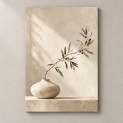 Olive Light on Linen — canvas standalone mockup