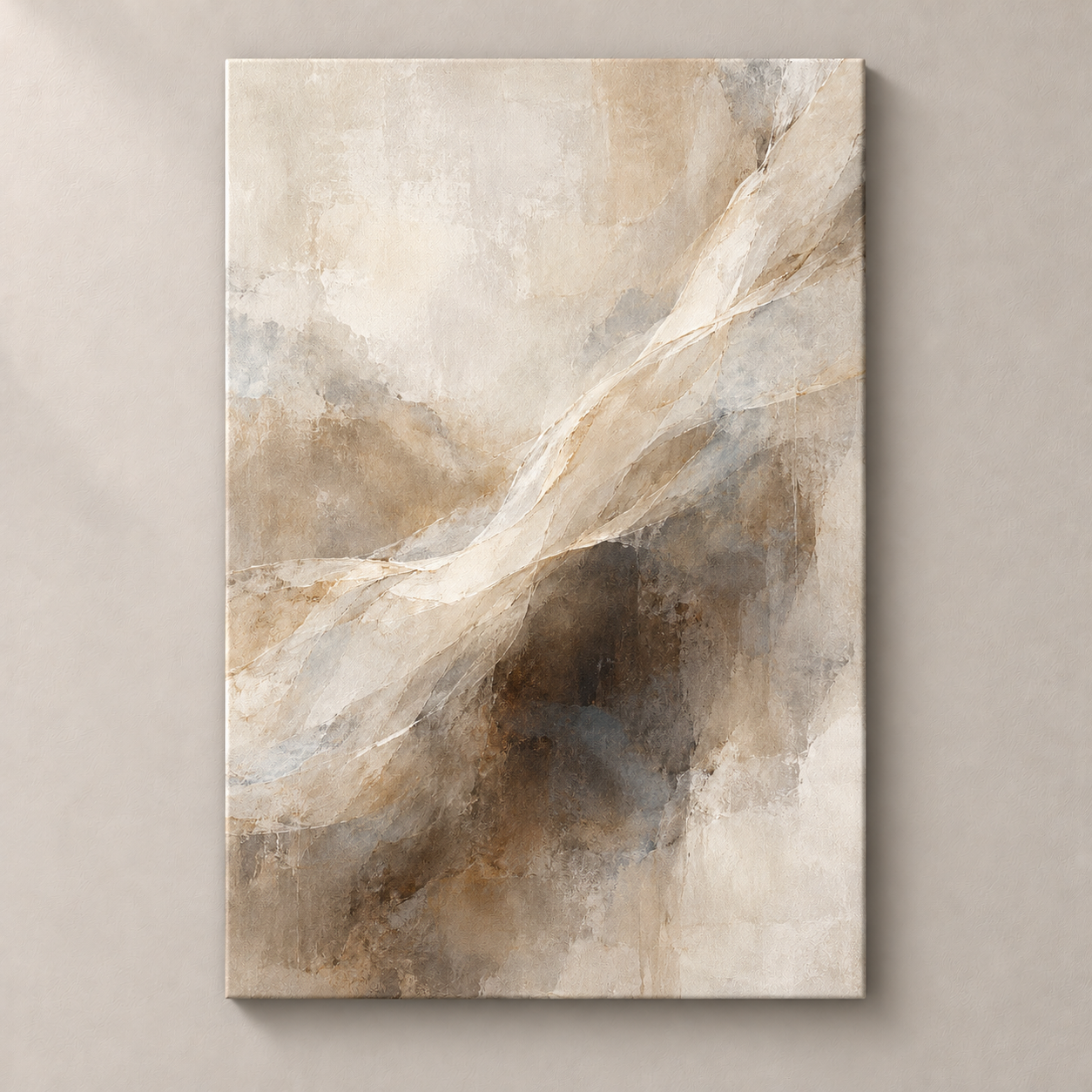 The Space Between — canvas standalone mockup