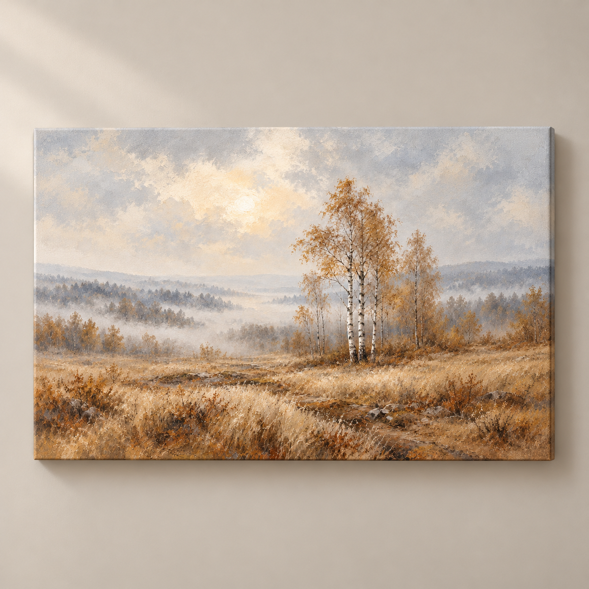 Birches After the Rain - Lienzo