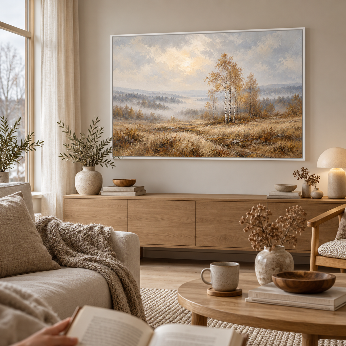 Birches After the Rain - Kunstposter