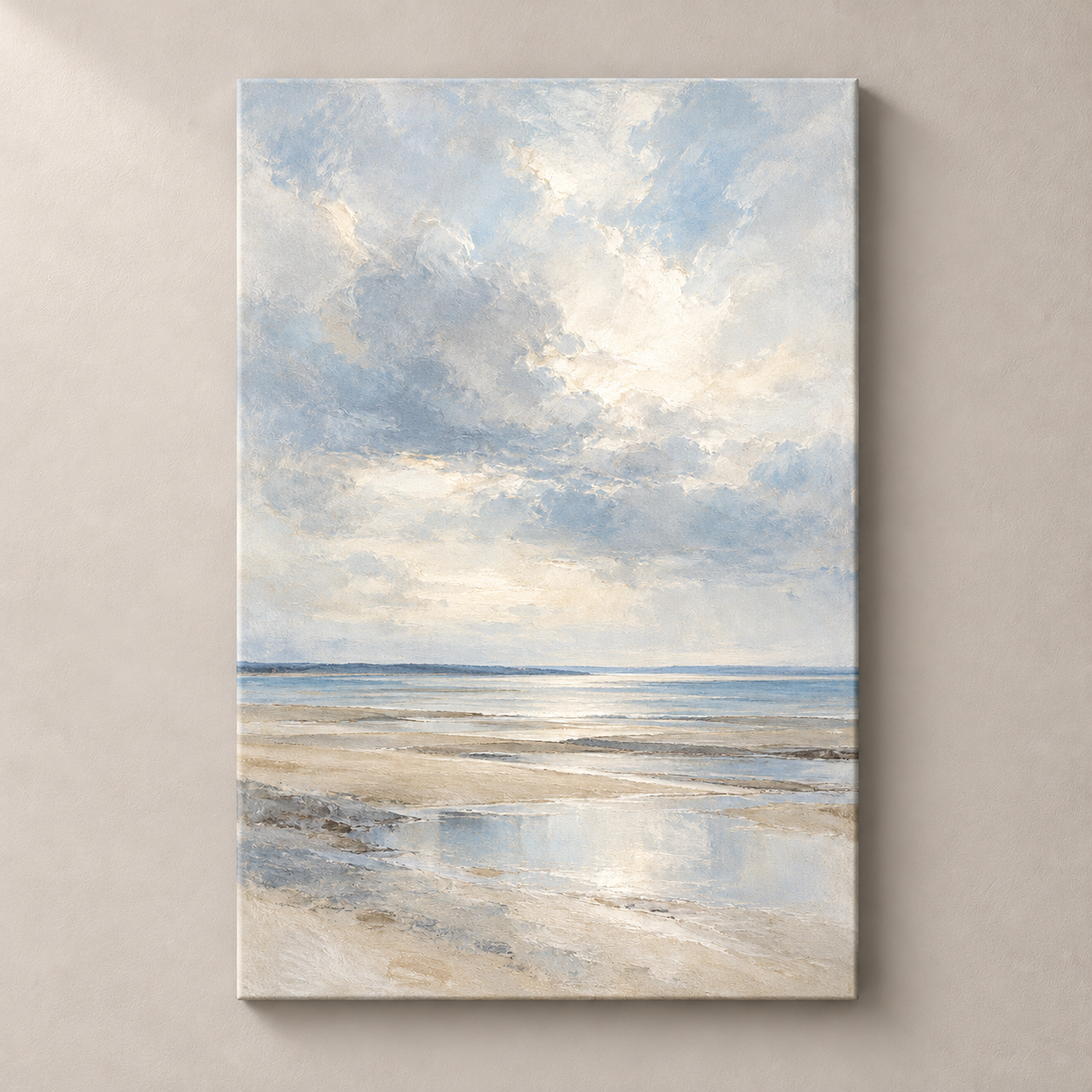 A Tide of Quiet — frameless canvas front view