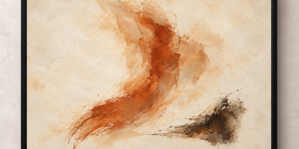 Ochre in Still Motion horizontal poster standalone
