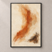 FNR-ART-0012 — thin framed poster front view