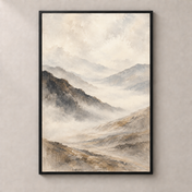 FNR-ART-0013 — thin framed poster front view