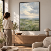A Meadow in Silver Light — poster ugc mockup