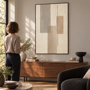Measured Calm — poster UGC in a modern home