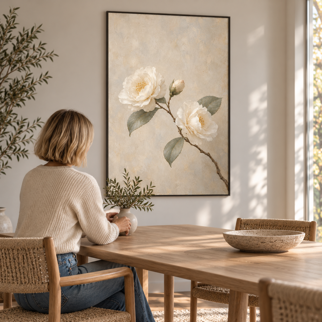 Camellia in Pale Morning — poster UGC