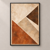 Clay in Counterpoint — thin framed poster front view