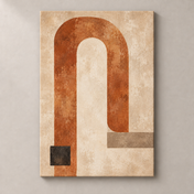 The Open Portal — frameless canvas front view