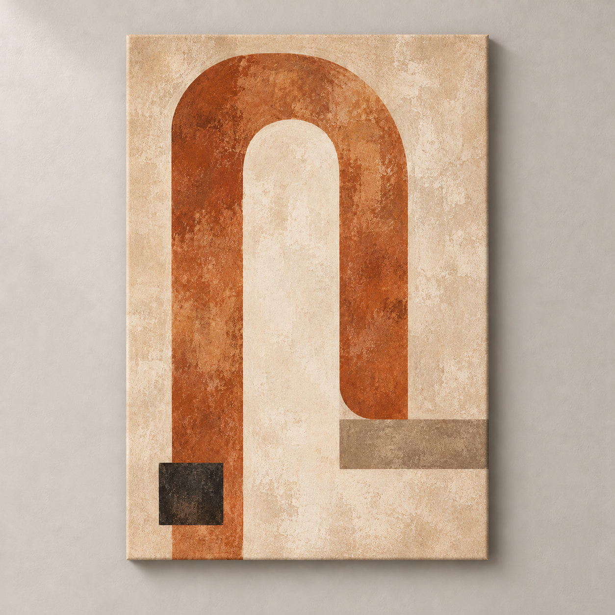 The Open Portal — frameless canvas front view