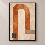 The Open Portal — thin framed poster front view