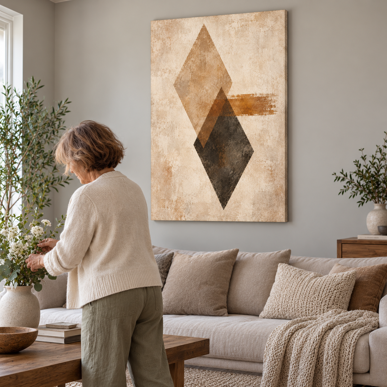 Diamond Stillness — canvas UGC
