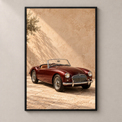 The Sunday Roadster — poster standalone mockup