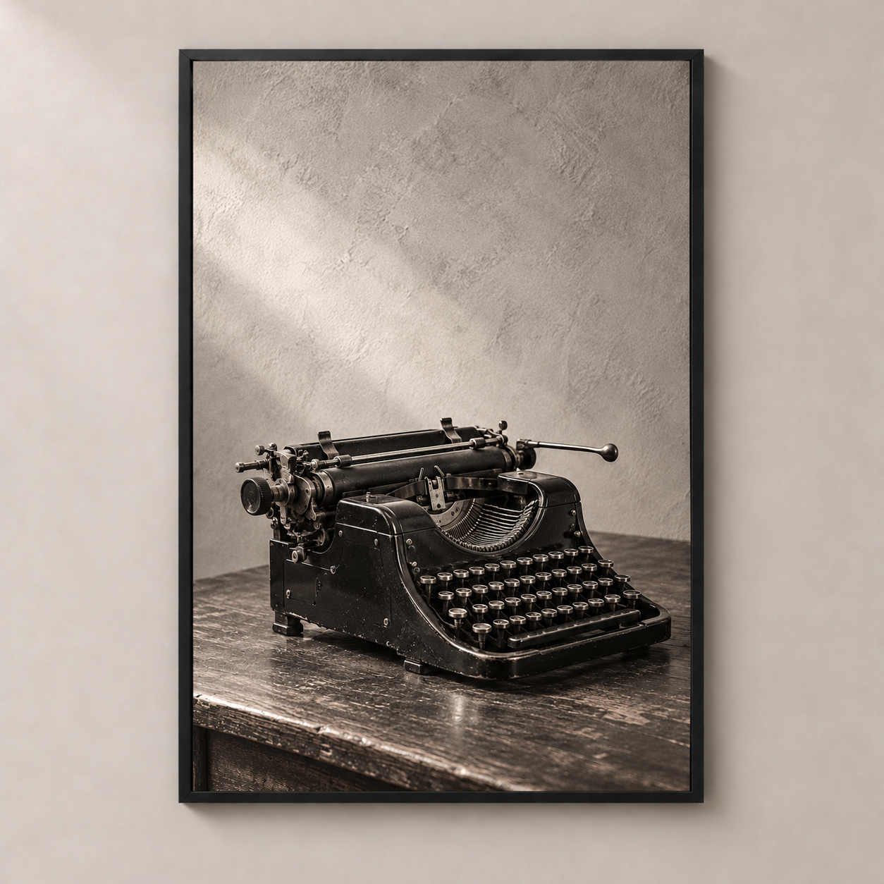 Letters Never Sent — poster standalone mockup