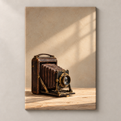 Before the Shutter — frameless canvas front view
