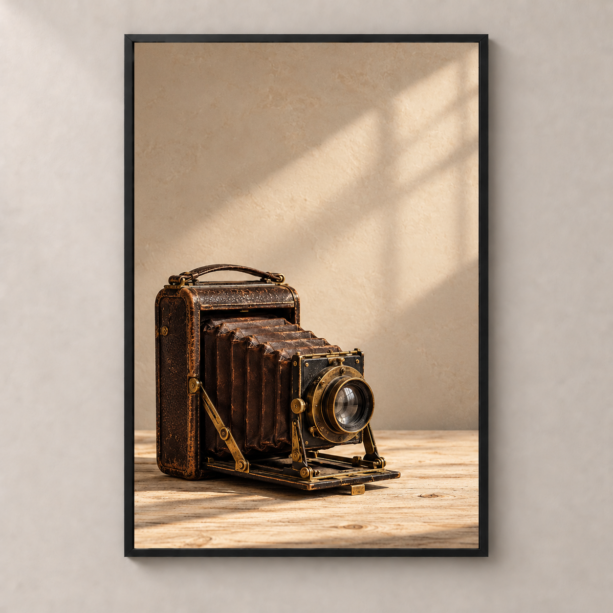 Before the Shutter — thin framed poster front view