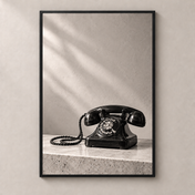 A Call Remembered — thin framed poster front view