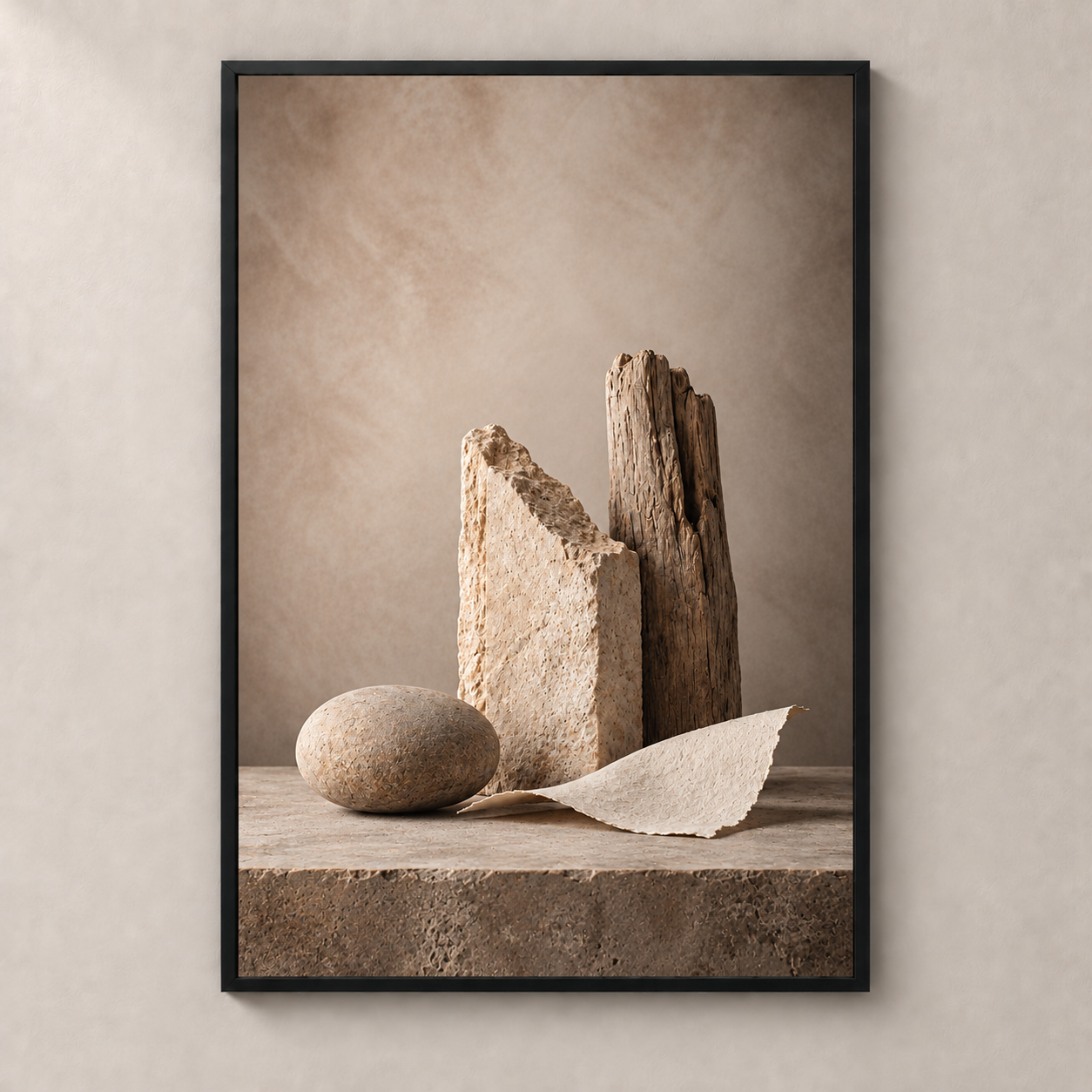 Rustic Nordic Zen No.2 - Poster