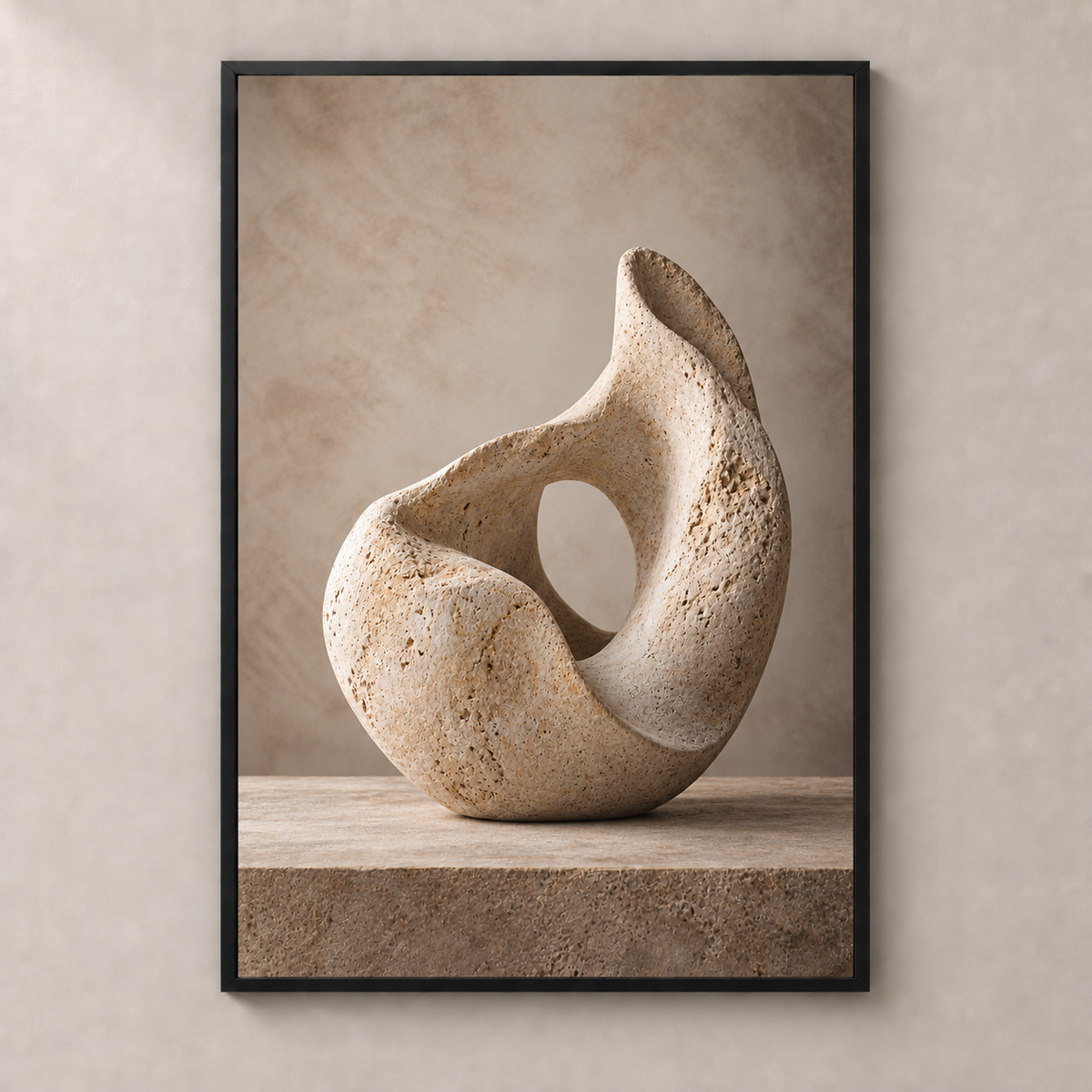 Rustic Nordic Zen No.3 - Poster