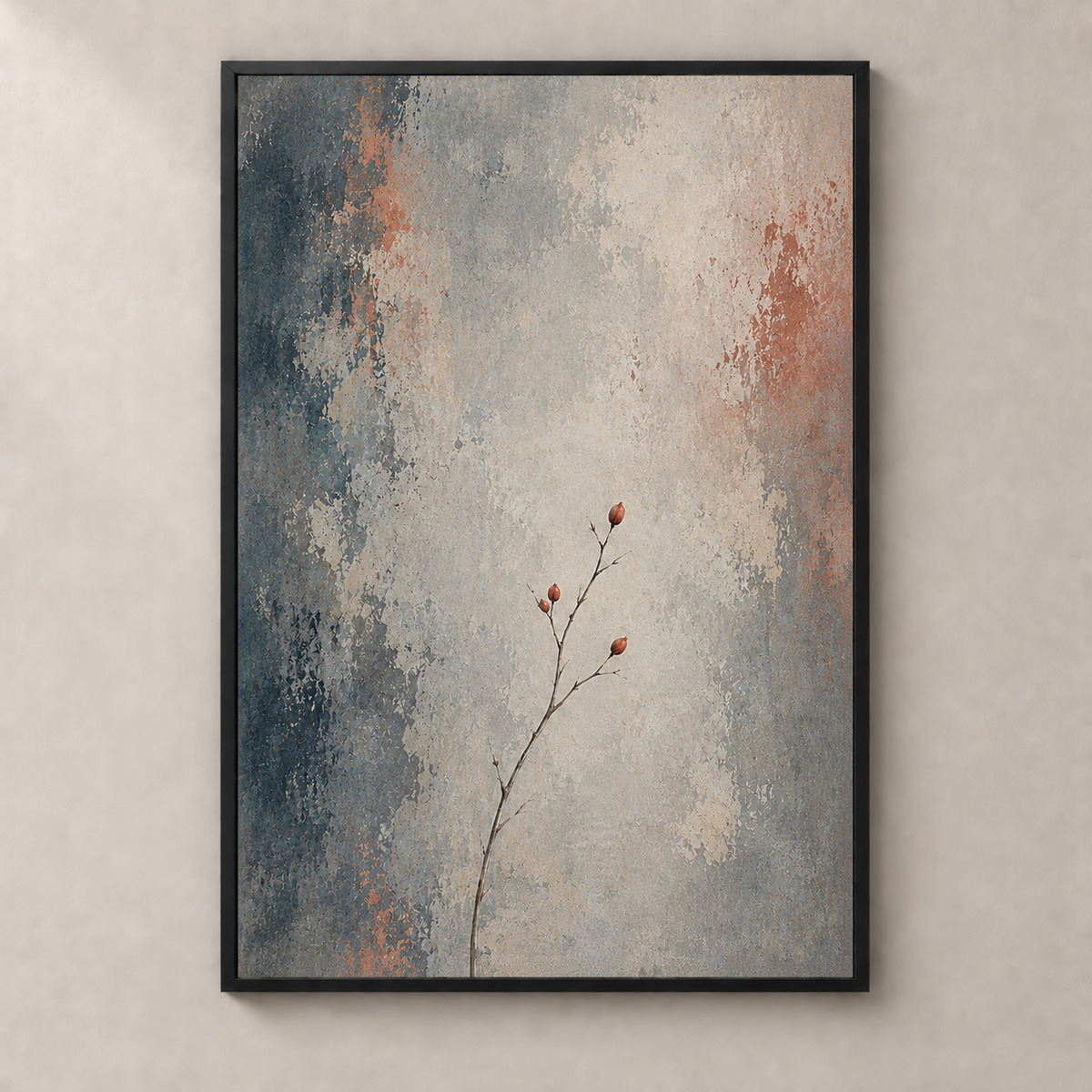 Blue Vase Stillness No.2 - Poster