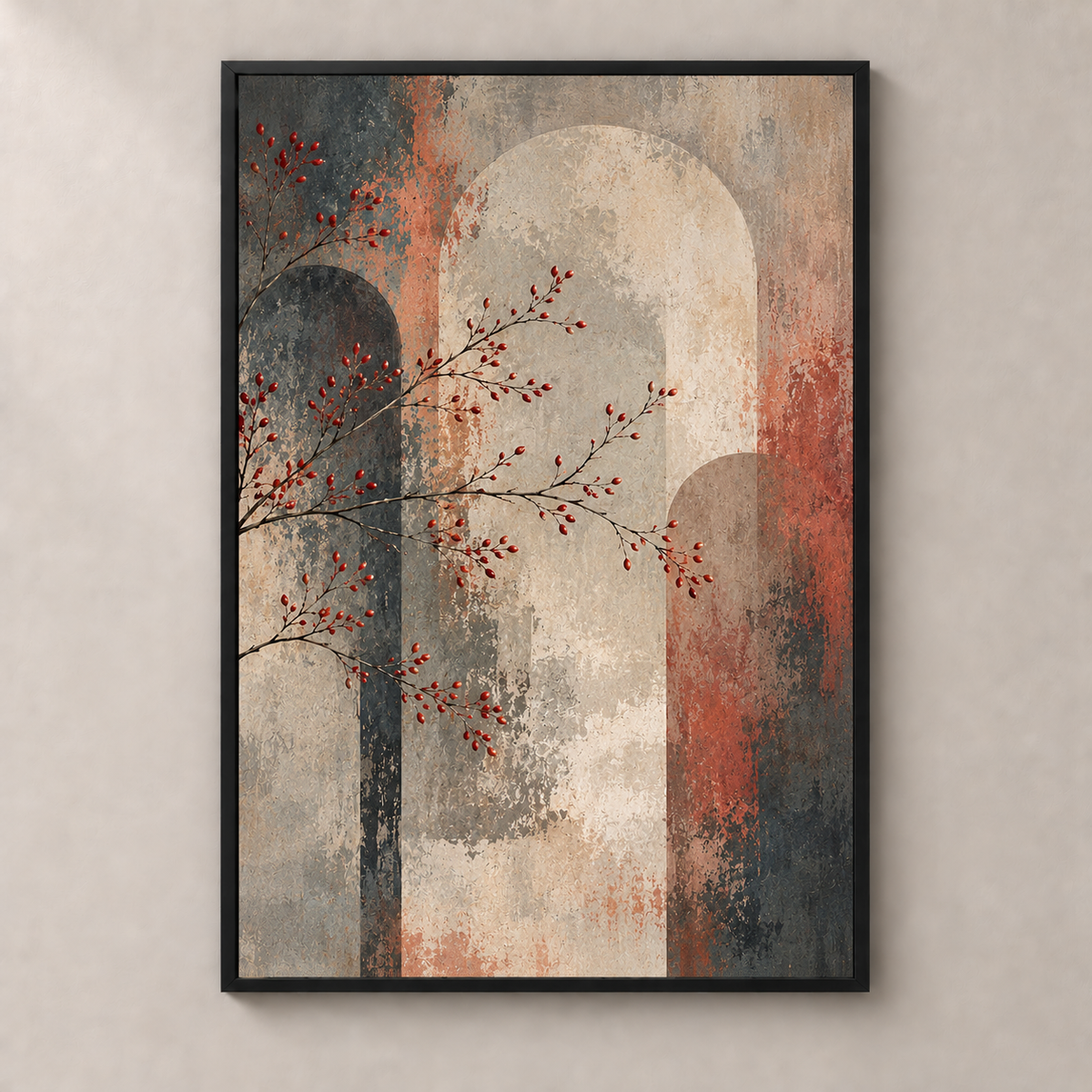 Blue Vase Stillness No.3 - Poster