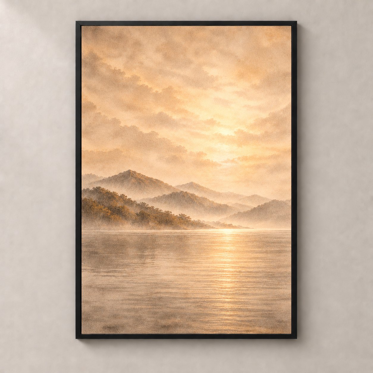 Sunlit Blossom Landscape No.2 - Poster standalone