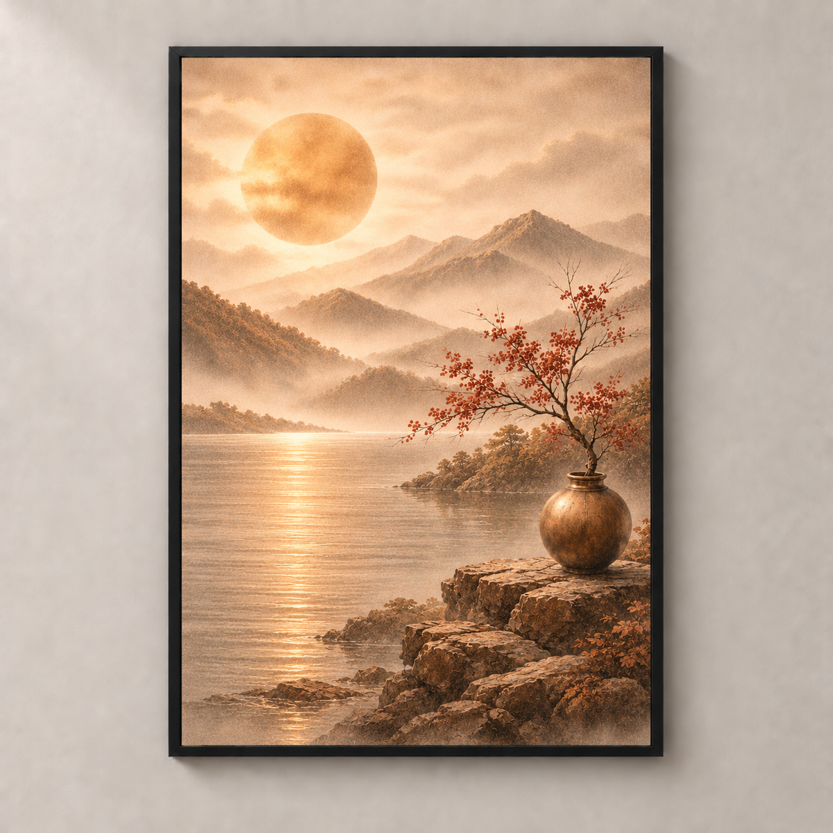 Sunlit Blossom Landscape No.3 - Poster