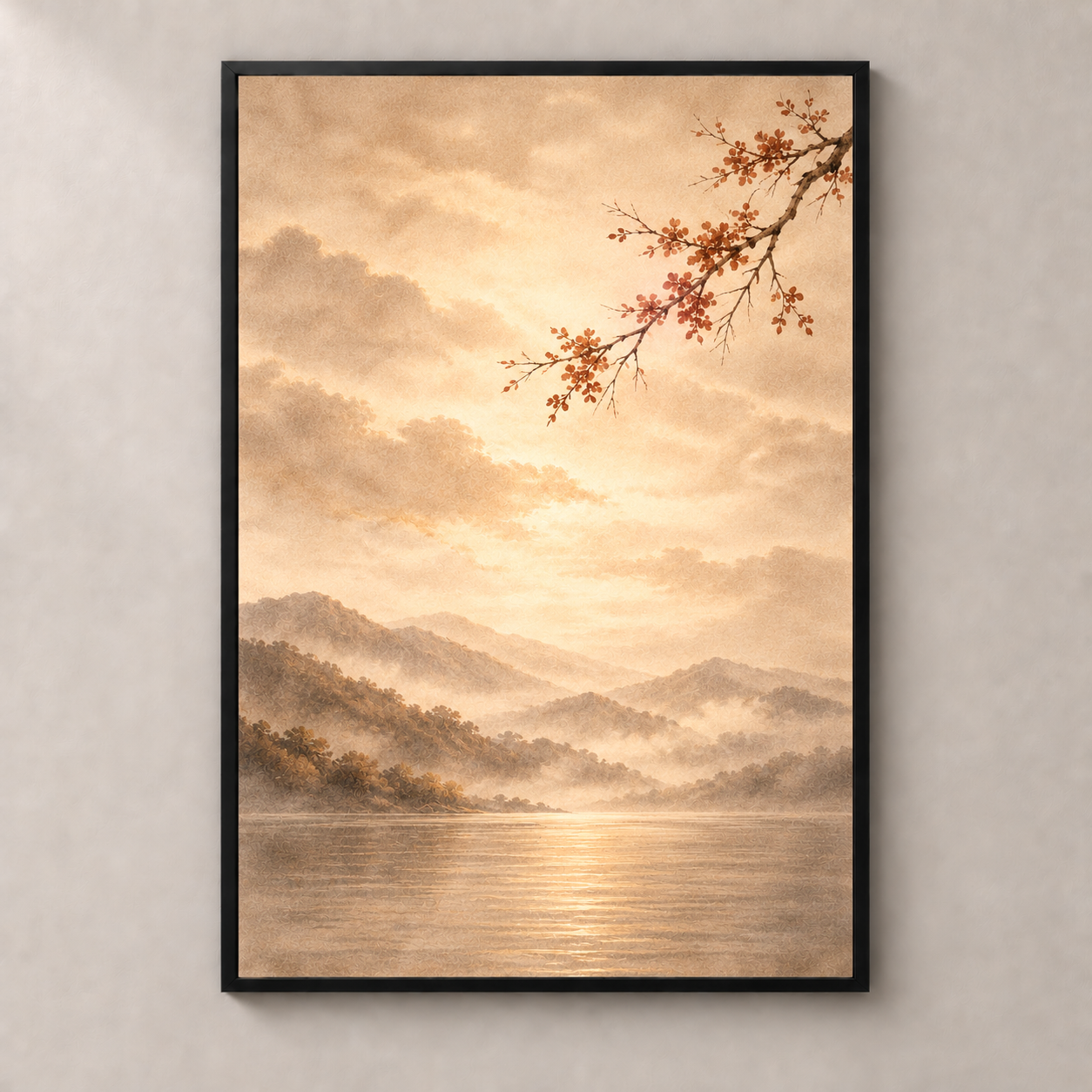 Sunlit Blossom Landscape No.4 - Poster standalone