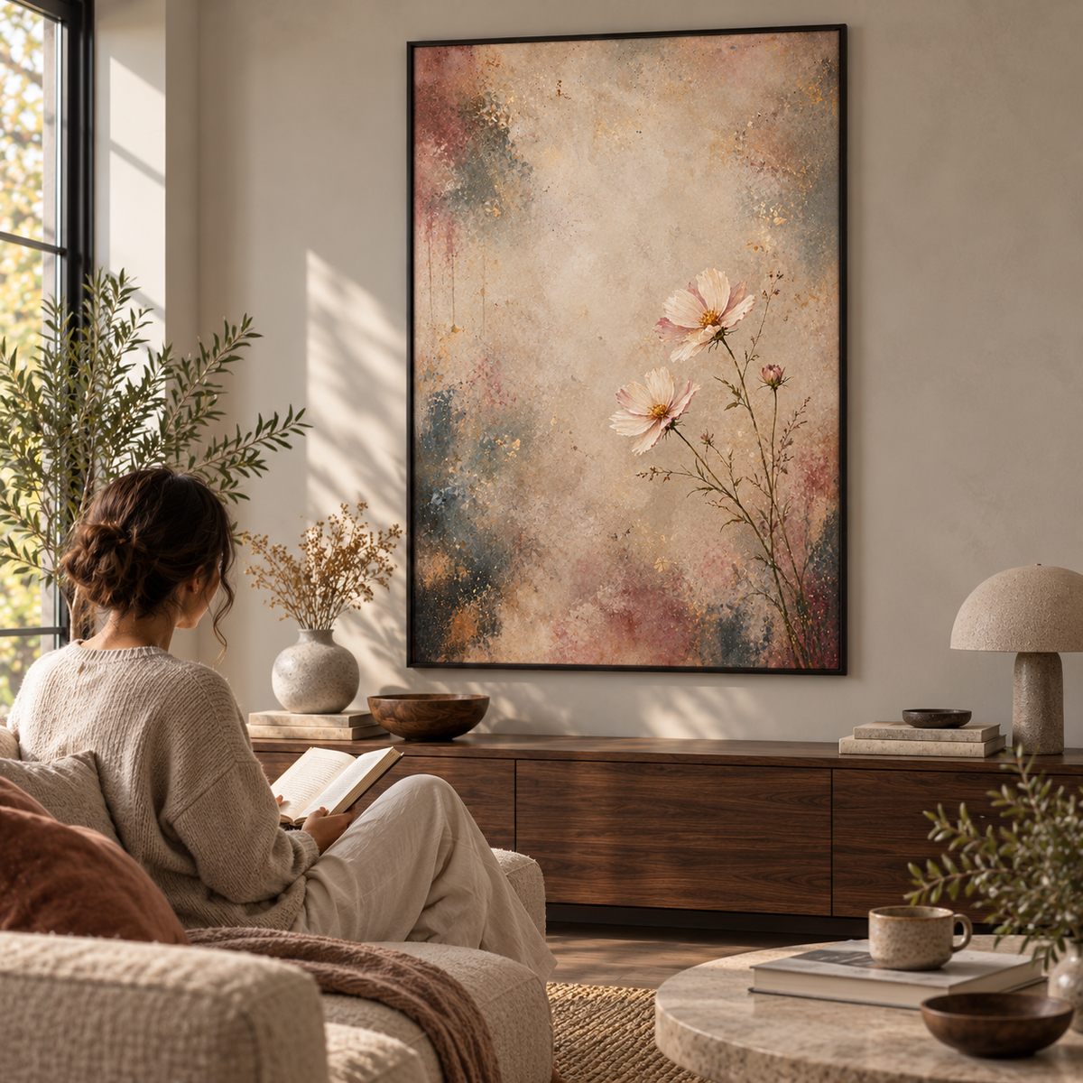 Faded Floral Dream No.2 - Poster