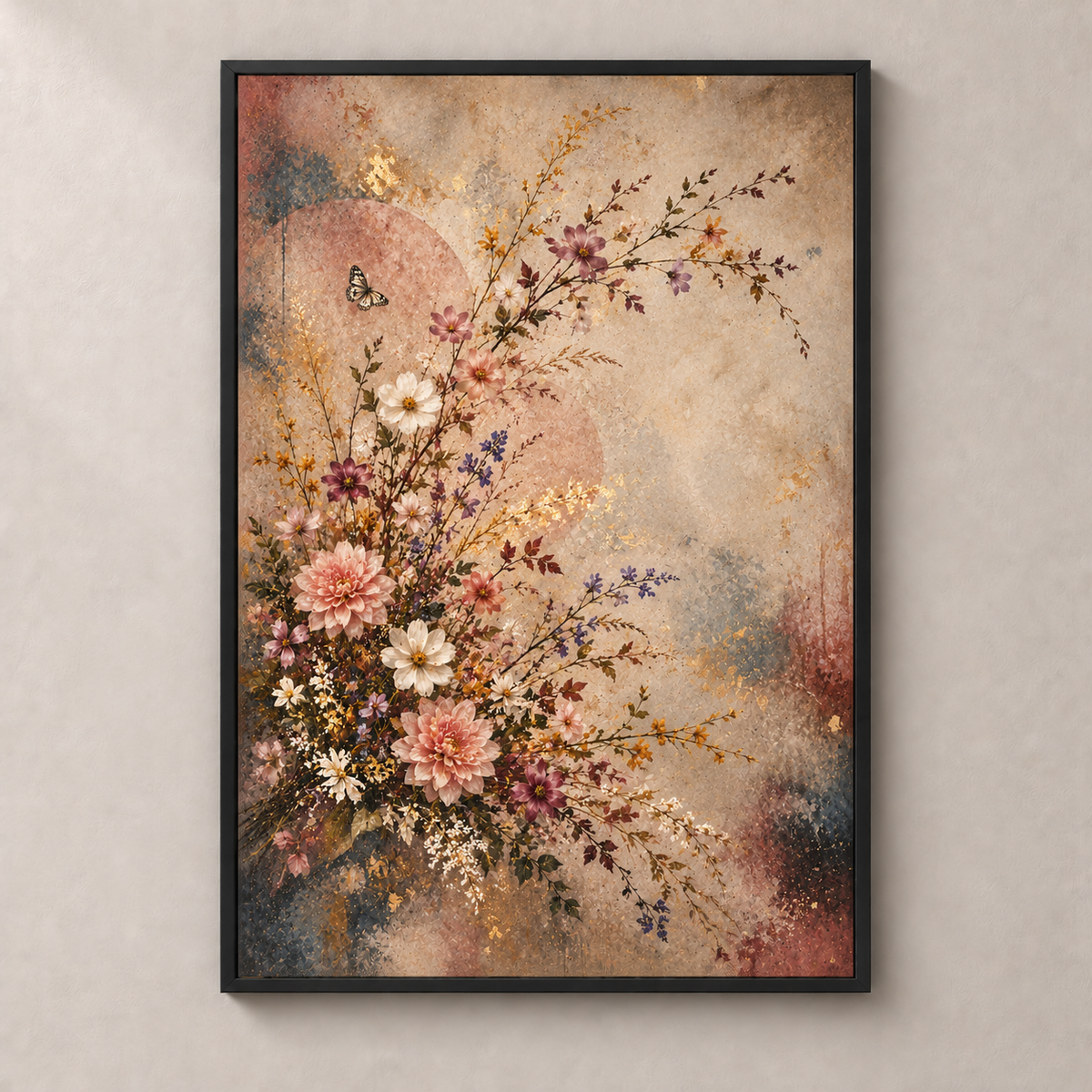 Faded Floral Dream No.3 - Poster