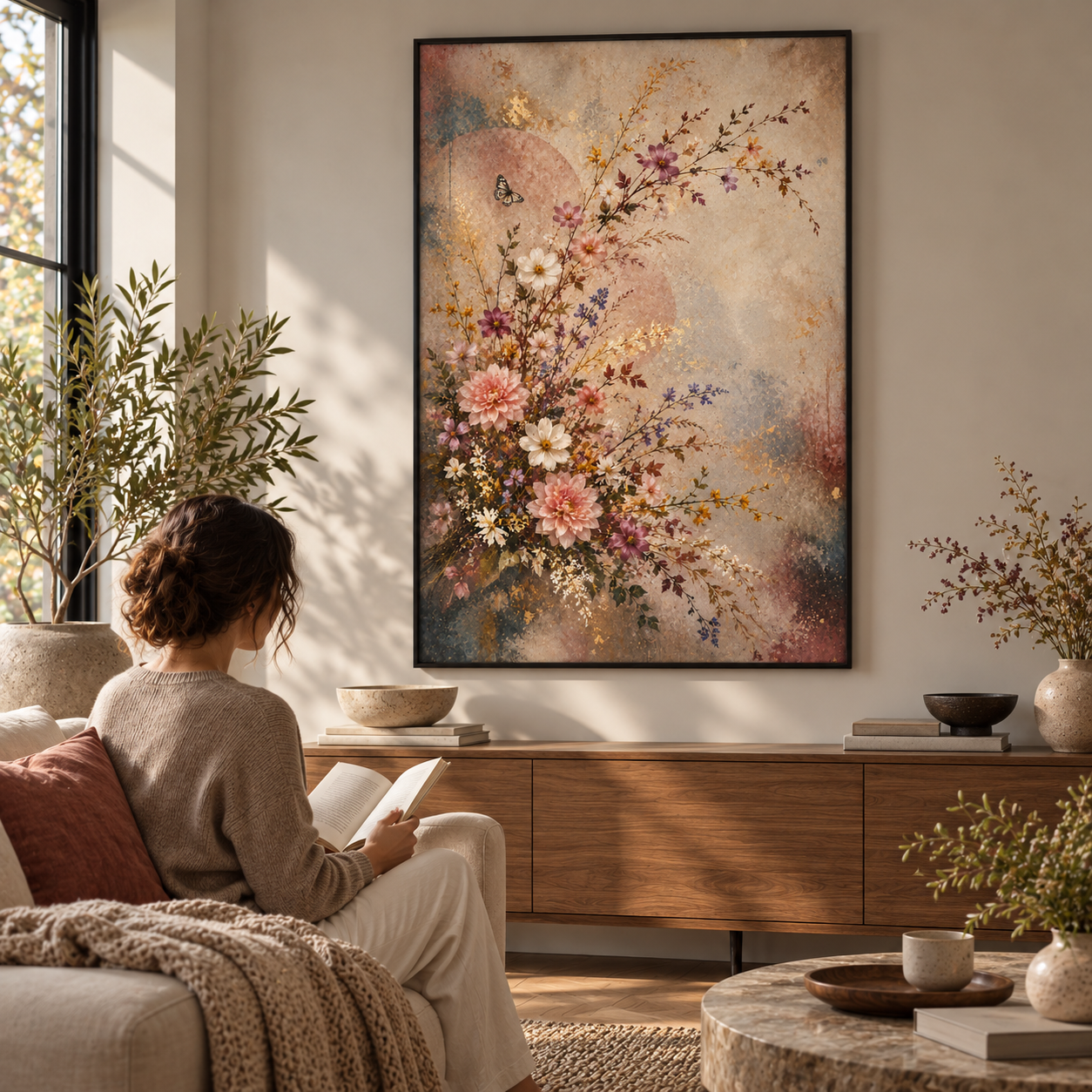 Faded Floral Dream No.3 - Poster ugc
