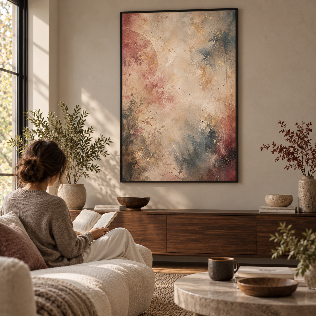 Faded Floral Dream No.4 - Poster
