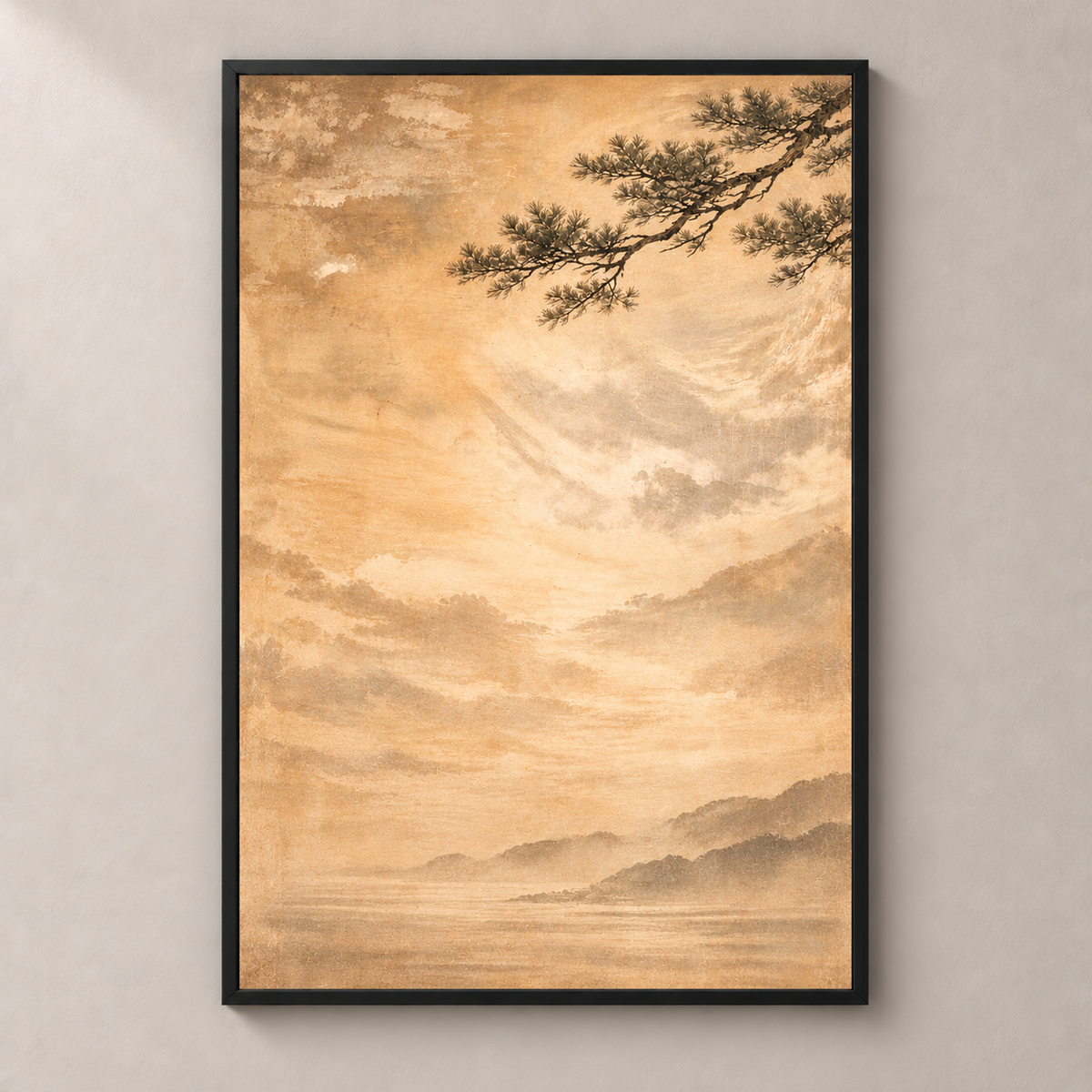 Moonlit Pine No.2 - Poster