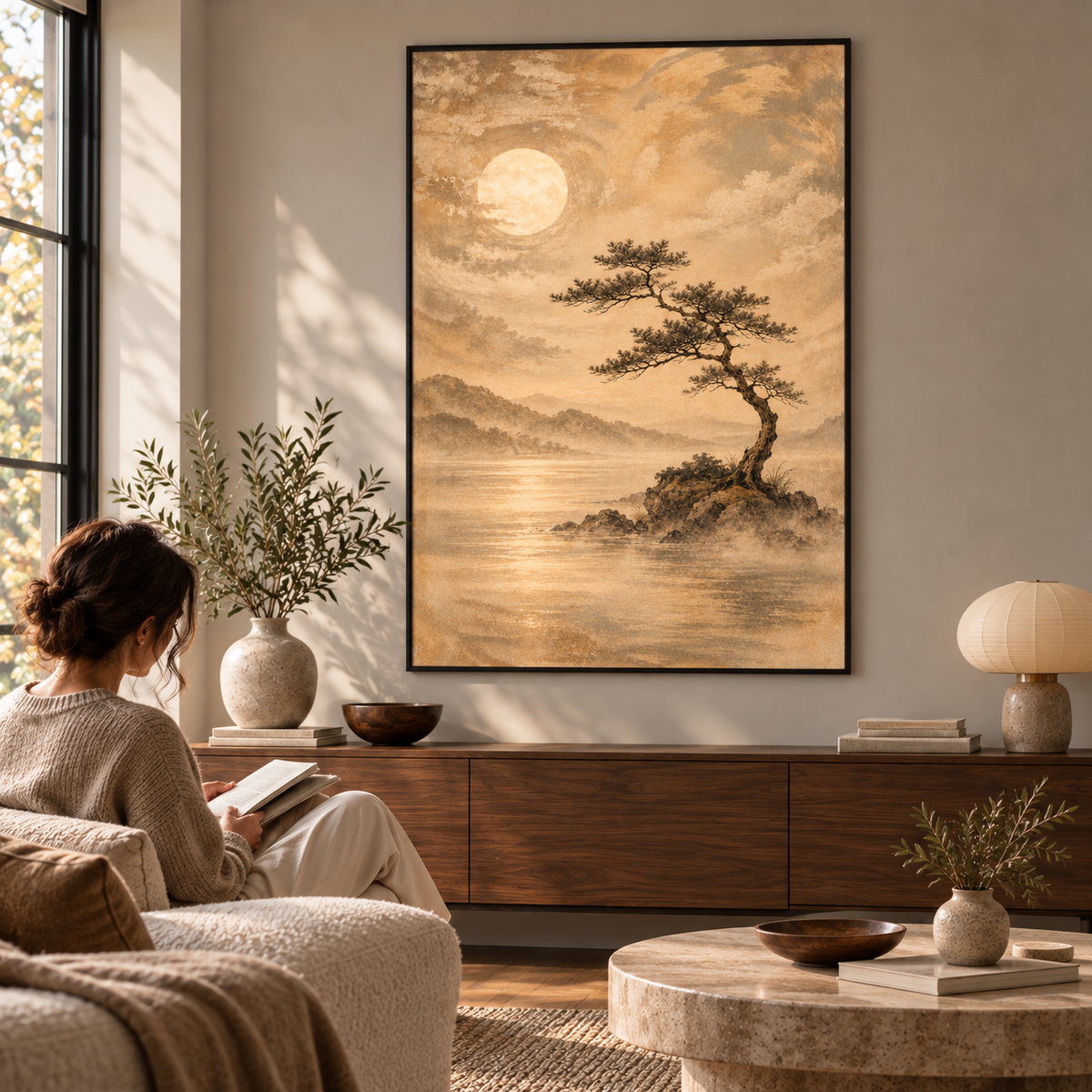 Moonlit Pine No.3 - Poster