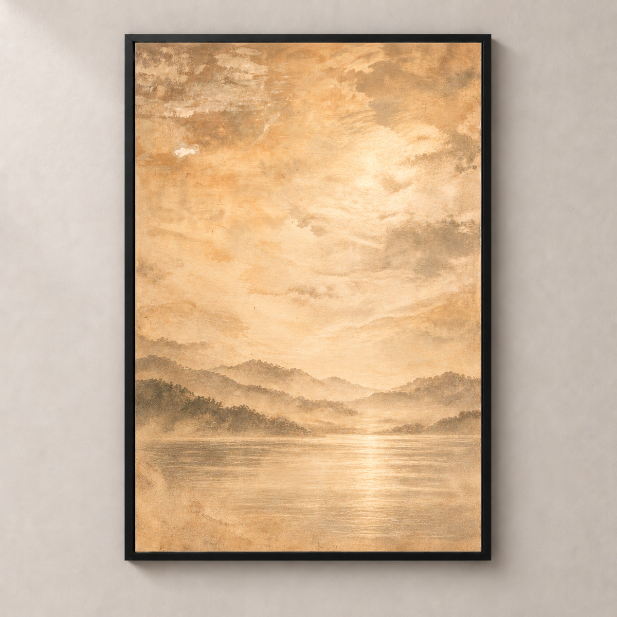 Moonlit Pine No.4 - Poster