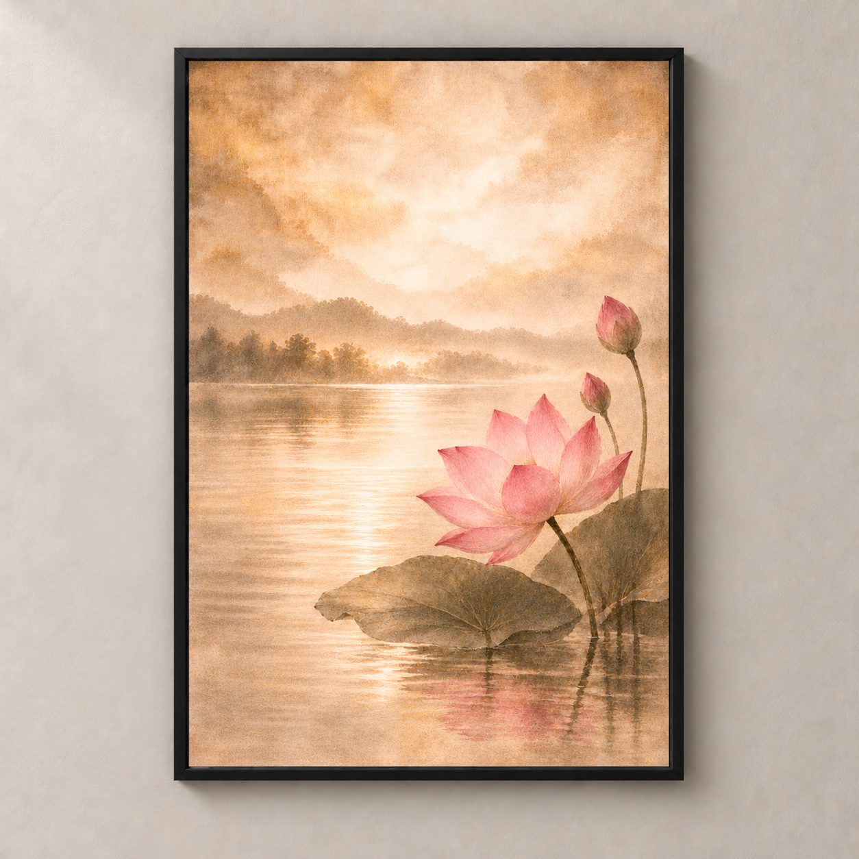 Lotus Path No.3 - Poster standalone