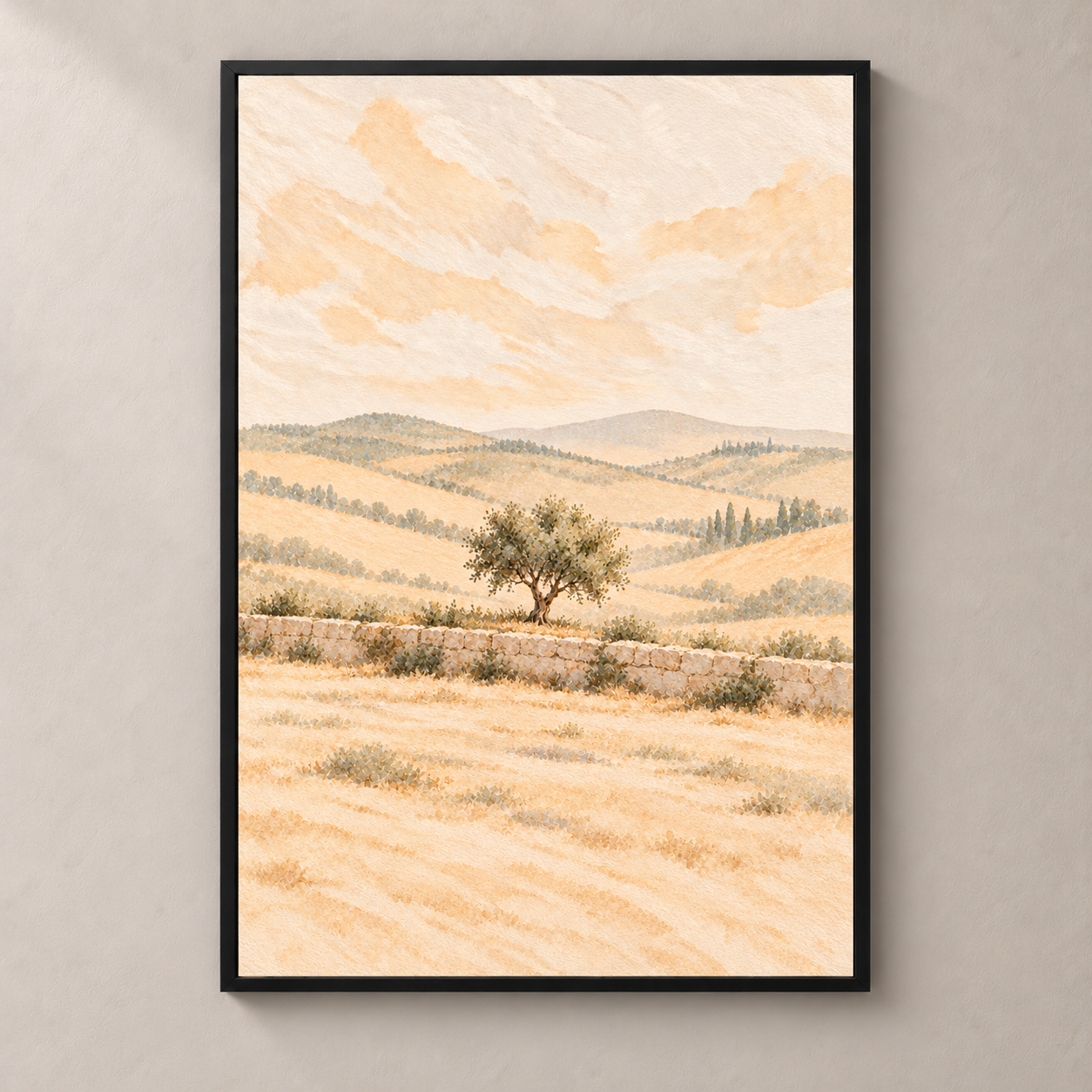 Olives in Ivory No.3 - Poster standalone
