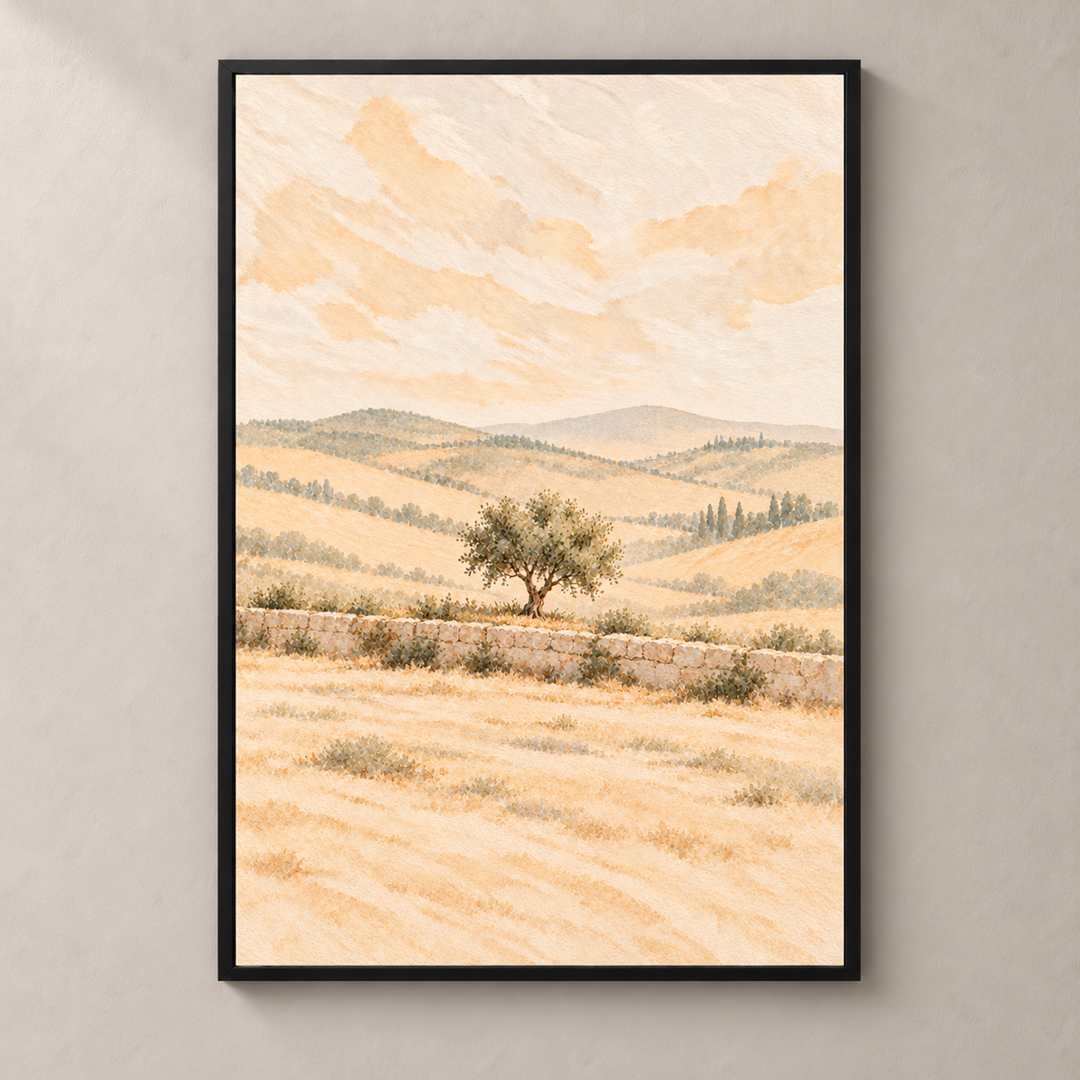 Olives in Ivory No.3 - Poster