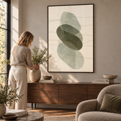 Sage Veils on Ivory - Poster ugc