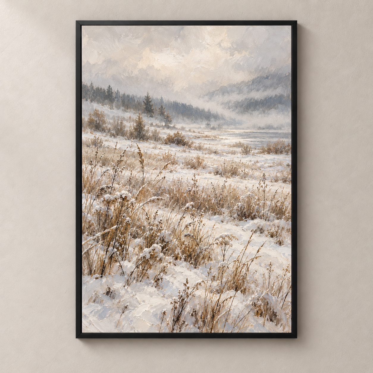Where winter holds still No.4 - Poster standalone