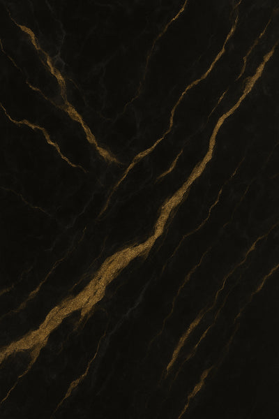 Black gold marble