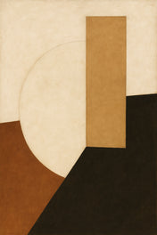 Soft sun beige wall art