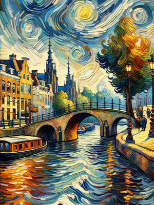 Swirling Bridges of Amsterdam