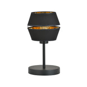 LUNOR Black Gold Table Lamp