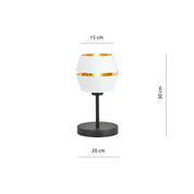 LUNOR White Gold Table Lamp