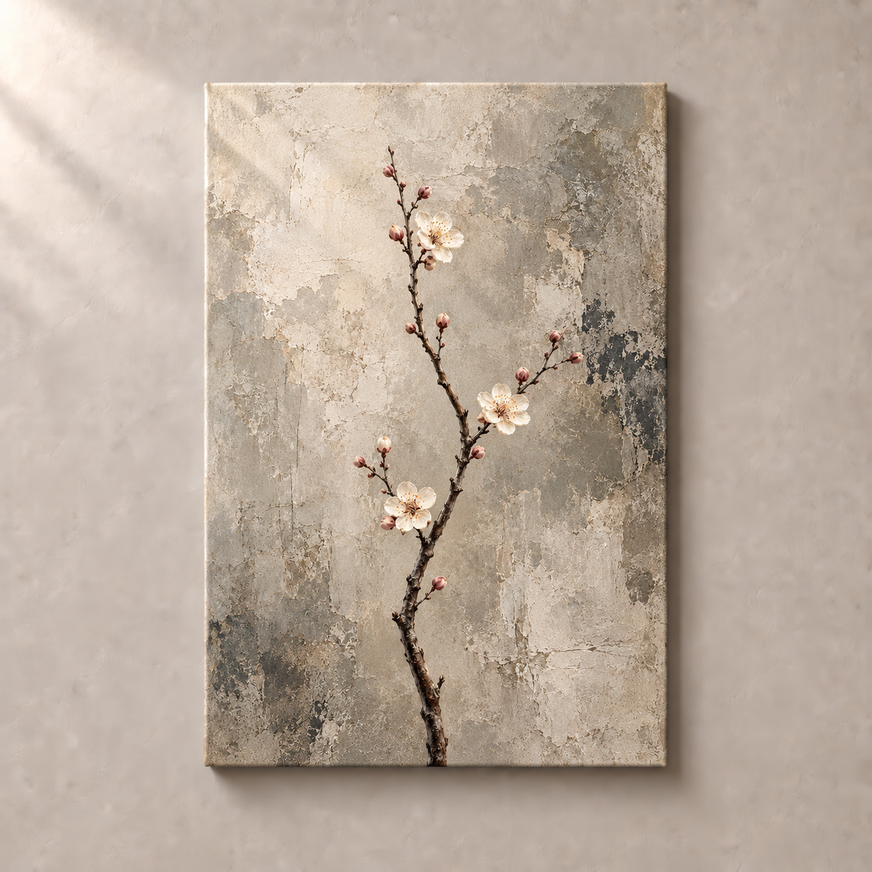 Plum Blossom on Stone No.2