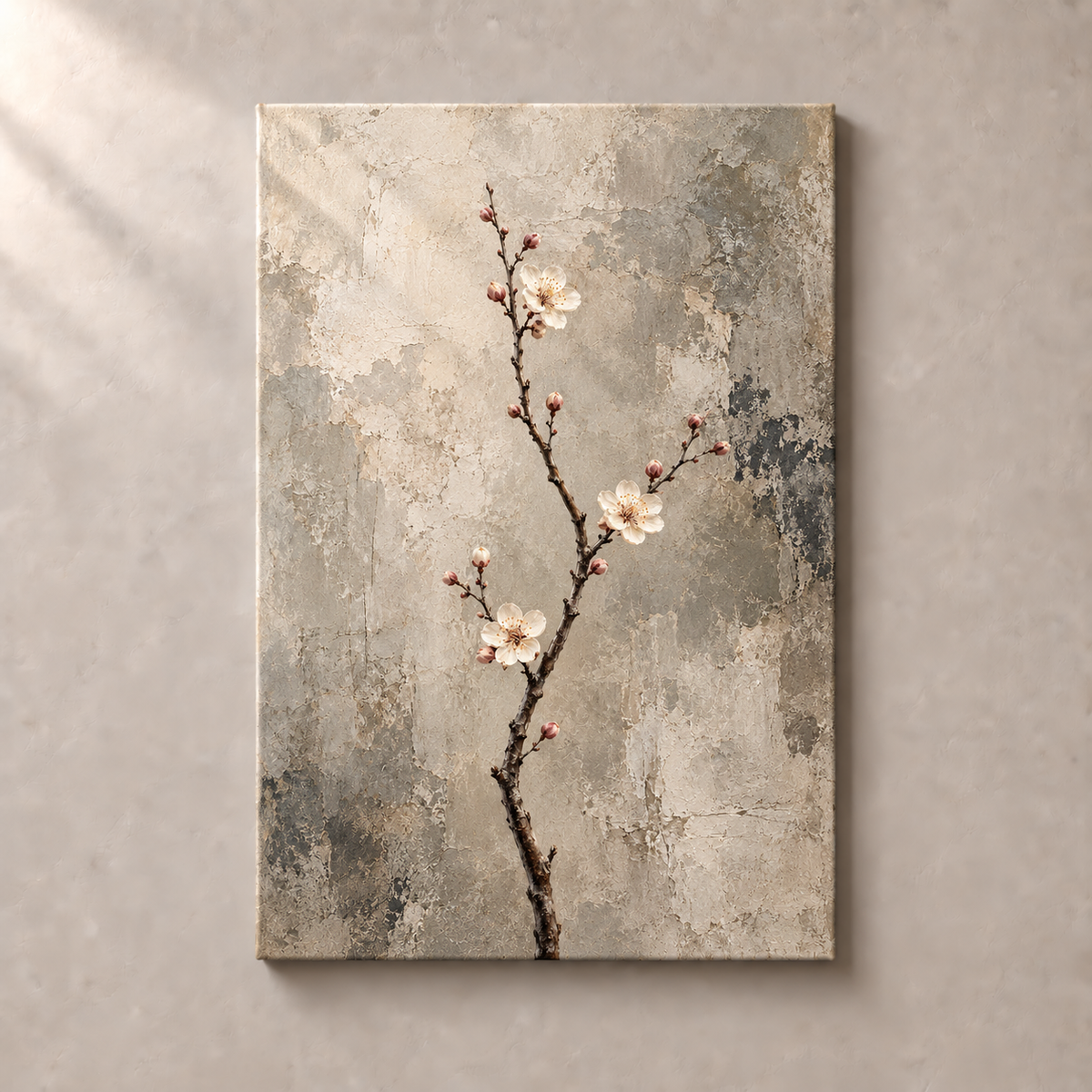Plum Blossom on Stone No.2