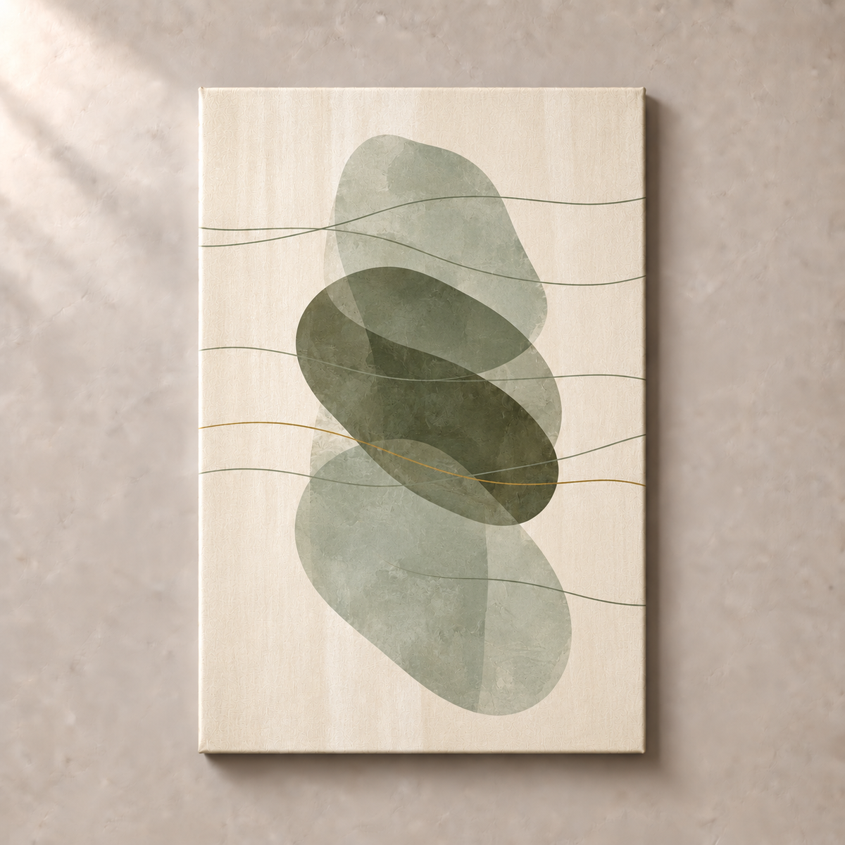 Sage Veils on Ivory