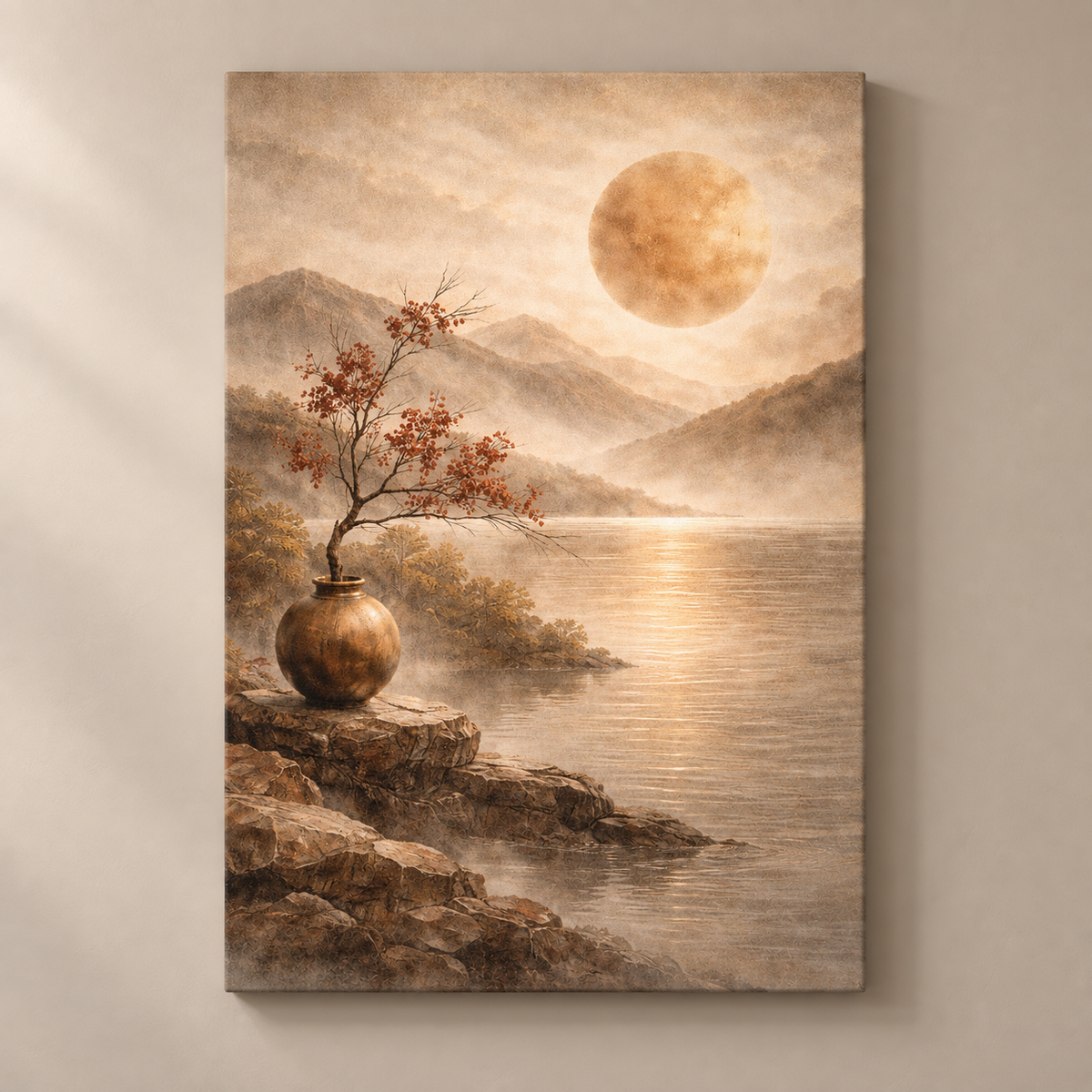 Sonnendurchflutete Blütenlandschaft