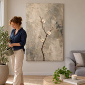 Plum Blossom on Stone No.2